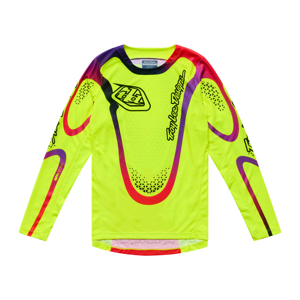 YOUTH GP PRO JERSEY AURA FLO YELLOW