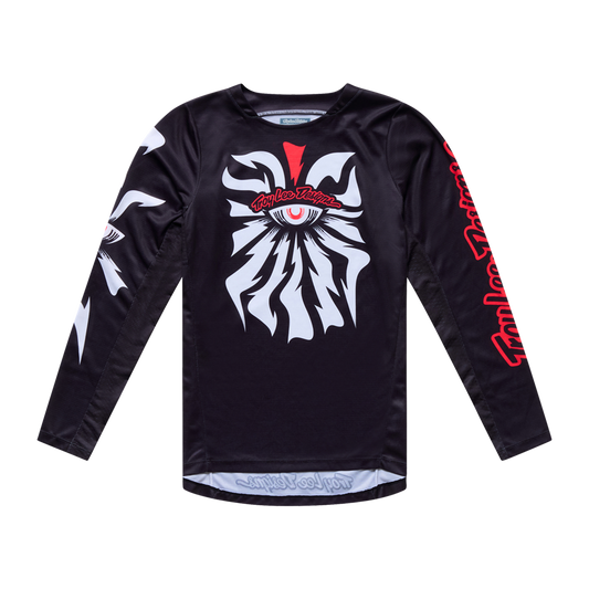YOUTH GP PRO JERSEY CYCLOPS BLACK / NEO RED