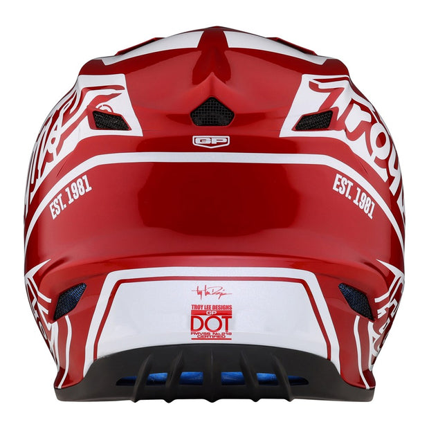 GP HELMET SLICE RED / WHITE