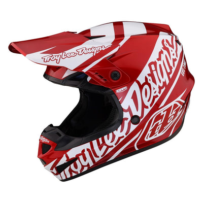 GP HELMET SLICE RED / WHITE