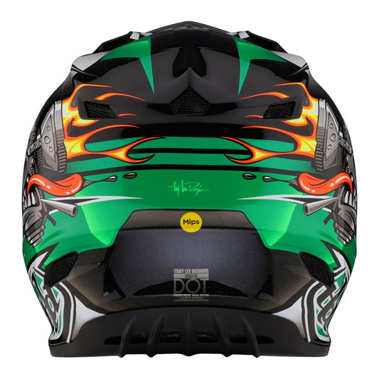 SE4 POLYACRYLITE HELMET W/MIPS CARB GREEN
