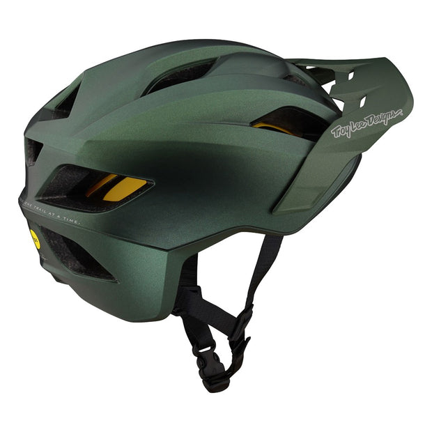 YOUTH FLOWLINE AS HELMET ORBIT FOREST GREEN