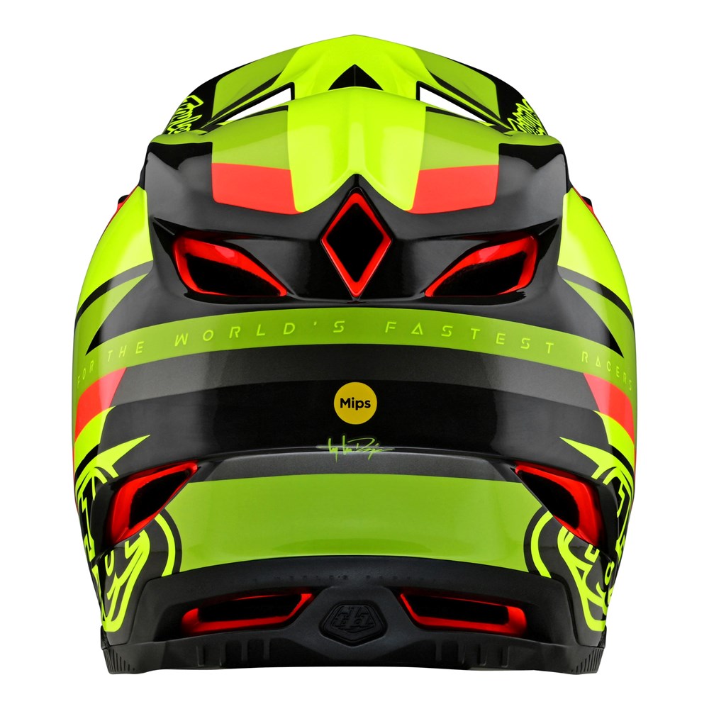 D4 AS CARBON HELMET OMEGA BLACK / YELLOW