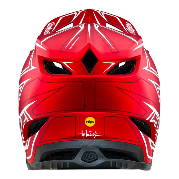 D4 AS COMPOSITE HELMET PINNED RED