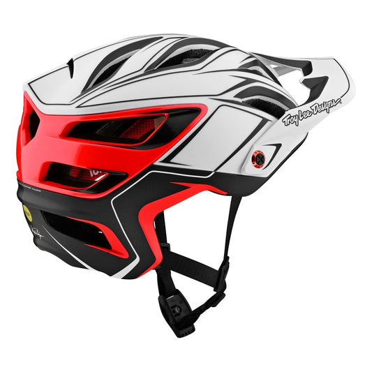 A3 AS HELMET PIN WHITE / RED