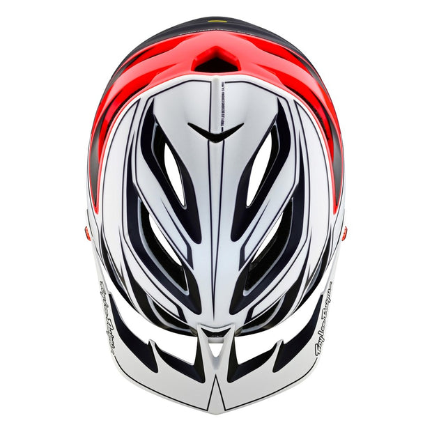 A3 AS HELMET PIN WHITE / RED