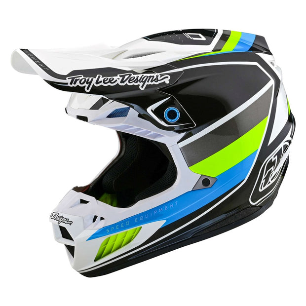 SE5 ECE COMPOSITE HELMET REVERB WHITE / BLUE