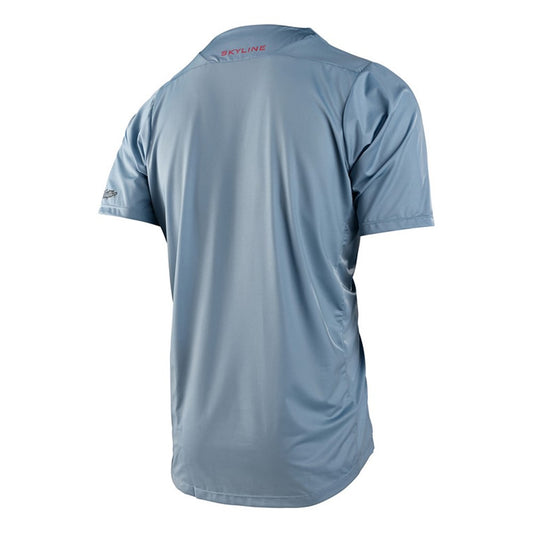 SKYLINE SS JERSEY JET FUEL ICE BLUE / RED