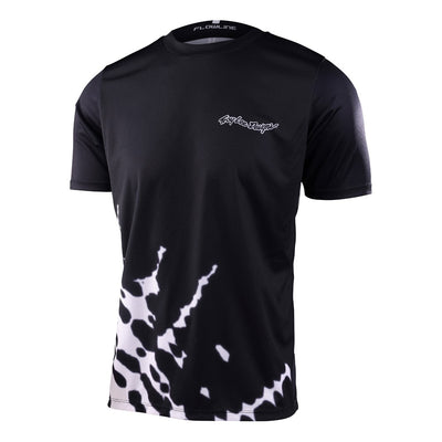 FLOWLINE SS JERSEY BIG SPIN BLACK