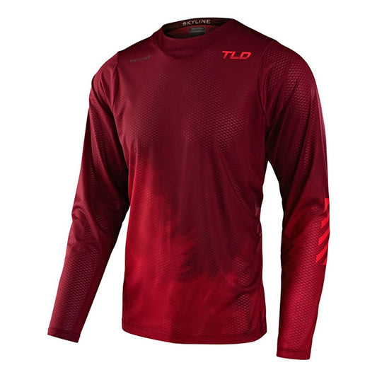 SKYLINE AIR LS JERSEY FADES WINE
