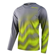 SKYLINE LS CHILL JERSEY WAVES LT GRAY