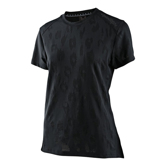 WOMENS LILIUM SS JERSEY JACQUARD BLACK