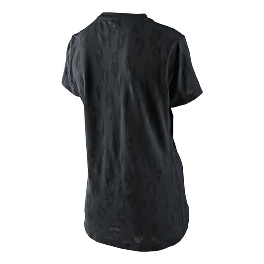 WOMENS LILIUM SS JERSEY JACQUARD BLACK