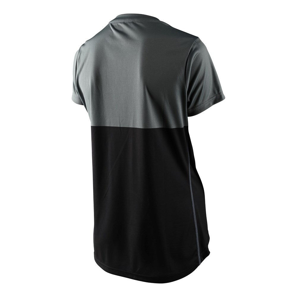 WOMENS LILIUM SS JERSEY BLOCK GREEN / BLACK