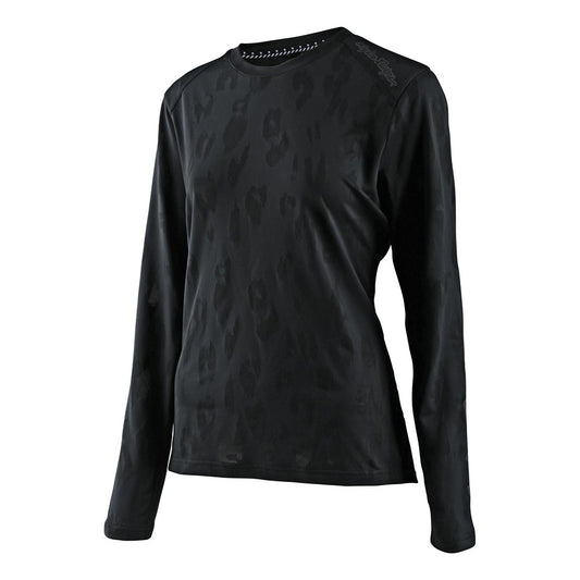 WOMENS LILIUM LS JERSEY JACQUARD BLACK