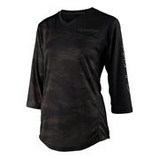 WOMENS MISCHIEF JERSEY BRUSHED CAMO ARMY