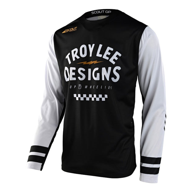 SCOUT GP JERSEY RIDE ON BLACK / WHITE