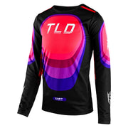 YOUTH GP PRO JERSEY REVERB BLACK / GLO RED