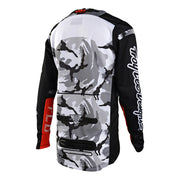 YOUTH GP PRO JERSEY BLENDS CAMO BLACK / WHITE