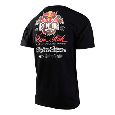TLD REDBULL RAMPAGE SCORCHED SHORT SLEEVE TEE BLACK