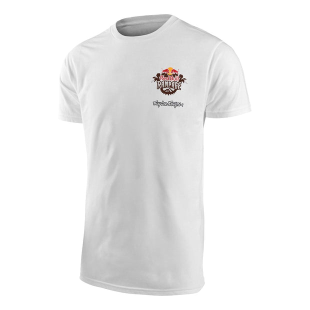 TLD REDBULL RAMPAGE SCORCHED SHORT SLEEVE TEE WHITE