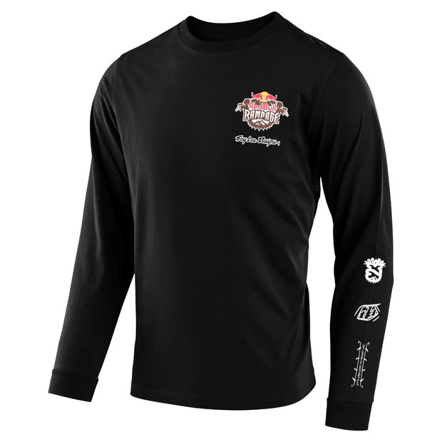 TLD REDBULL RAMPAGE SCORCHED LONG SLEEVE TEE BLACK