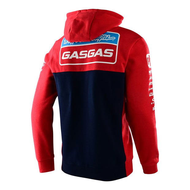 TLD GASGAS TEAM ZIPUP HOODIE RED / NAVY