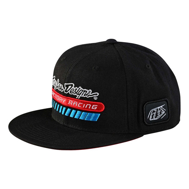 TLD FACTORY RACING SNAPBACK HAT BLACK