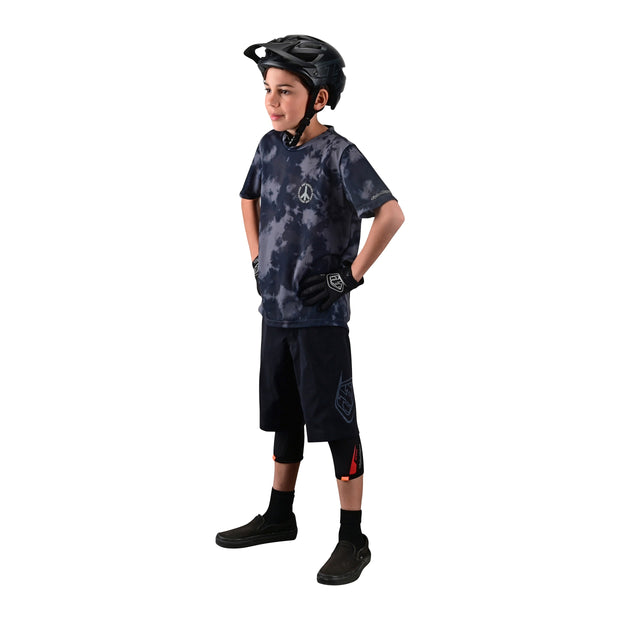 FLOWLINE SS JERSEY PLOT CHARCOAL | YOUTH