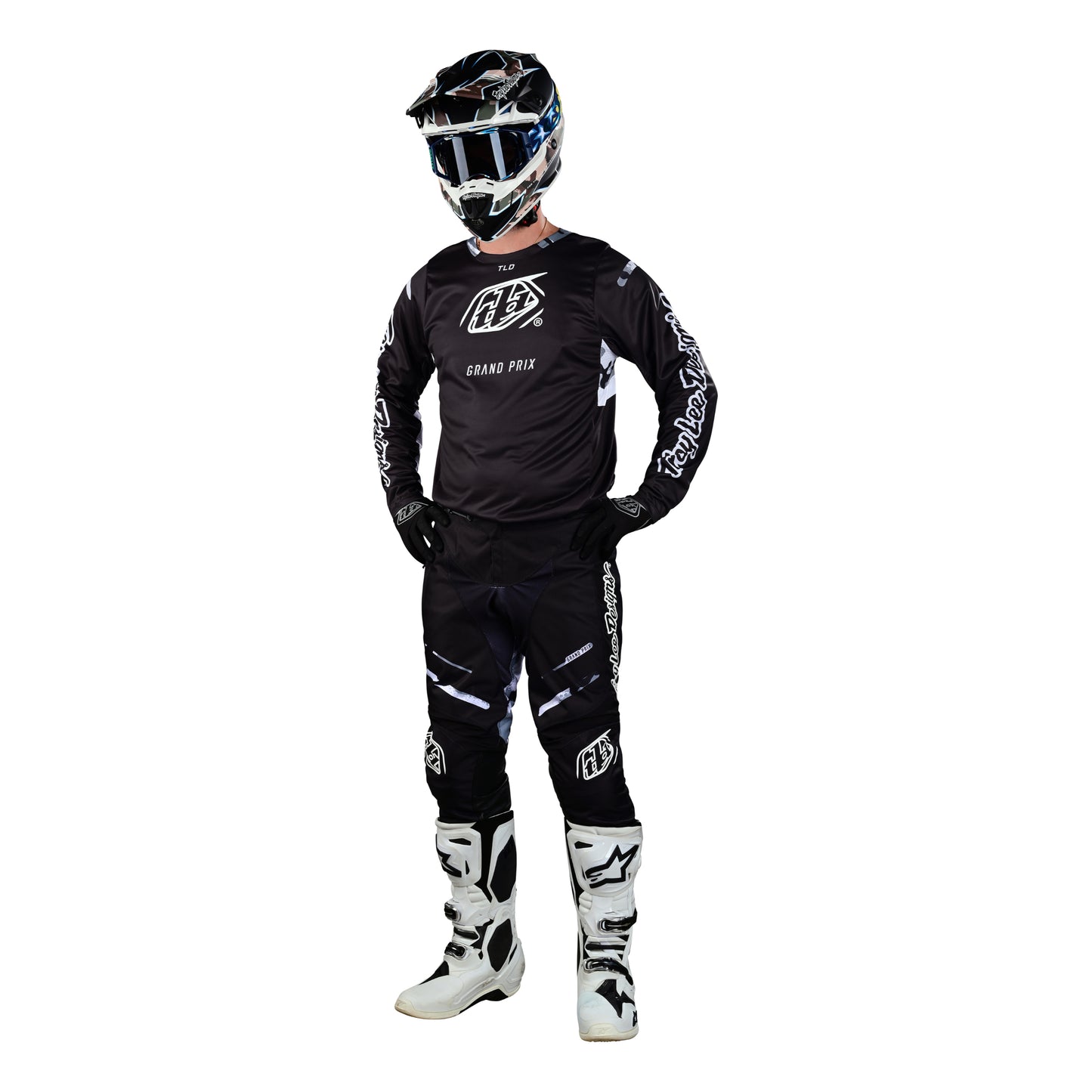 GP PRO PANT BLENDS CAMO BLACK / WHITE