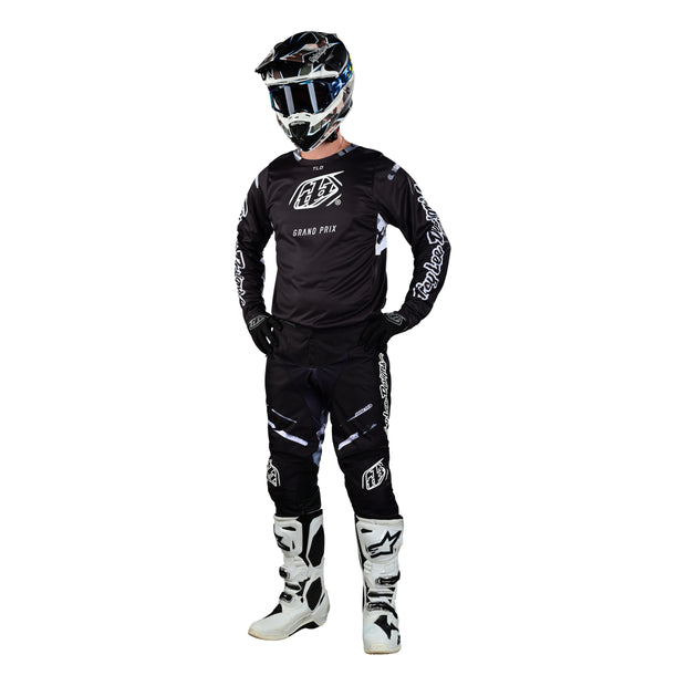 GP PRO JERSEY BLENDS CAMO BLACK / WHITE