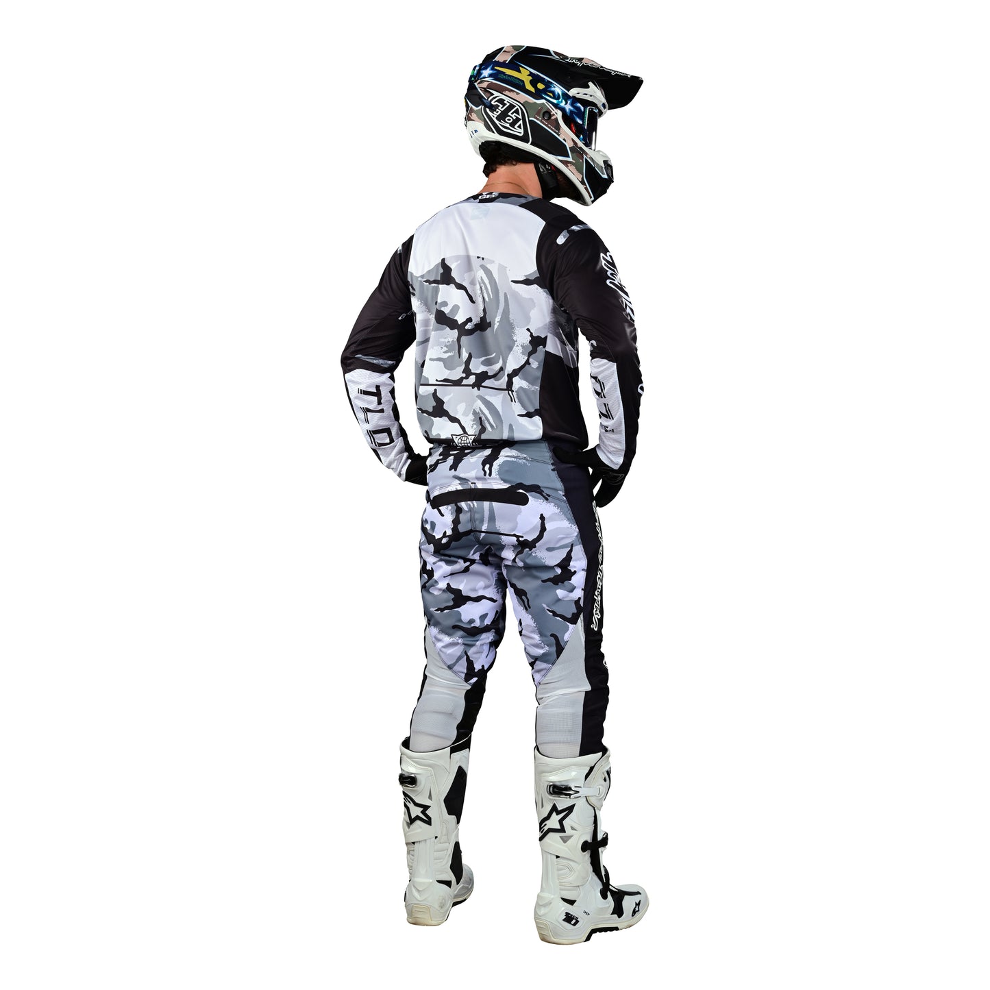 GP PRO PANT BLENDS CAMO BLACK / WHITE